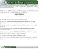 Tablet Screenshot of maps.co.jefferson.wa.us